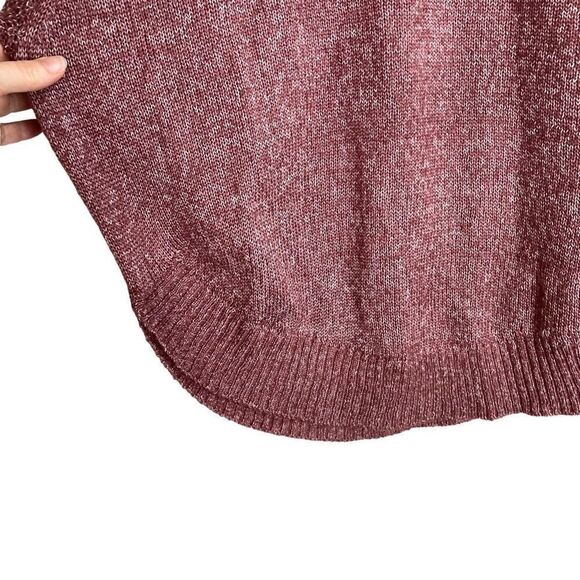 Rue21 Women's Pullover V-Neck Long Raglan Batwing Sleeve Sweater Size S - Picture 4 of 7